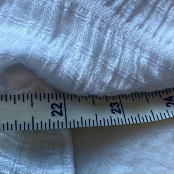 Happy Nature White Ruffled Sleeve Top Size XL - Picture 7 of 9